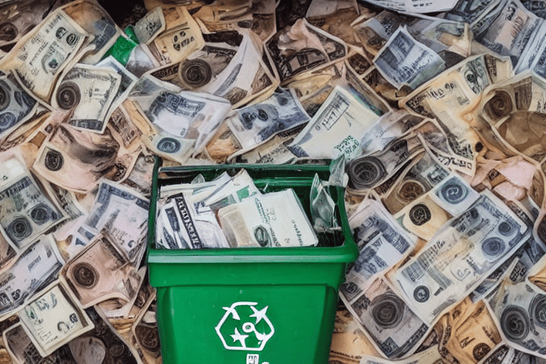 cash in the trash - Cuidando las finanzas personales de la inflación: 6 consejos útiles - Finanzas personales